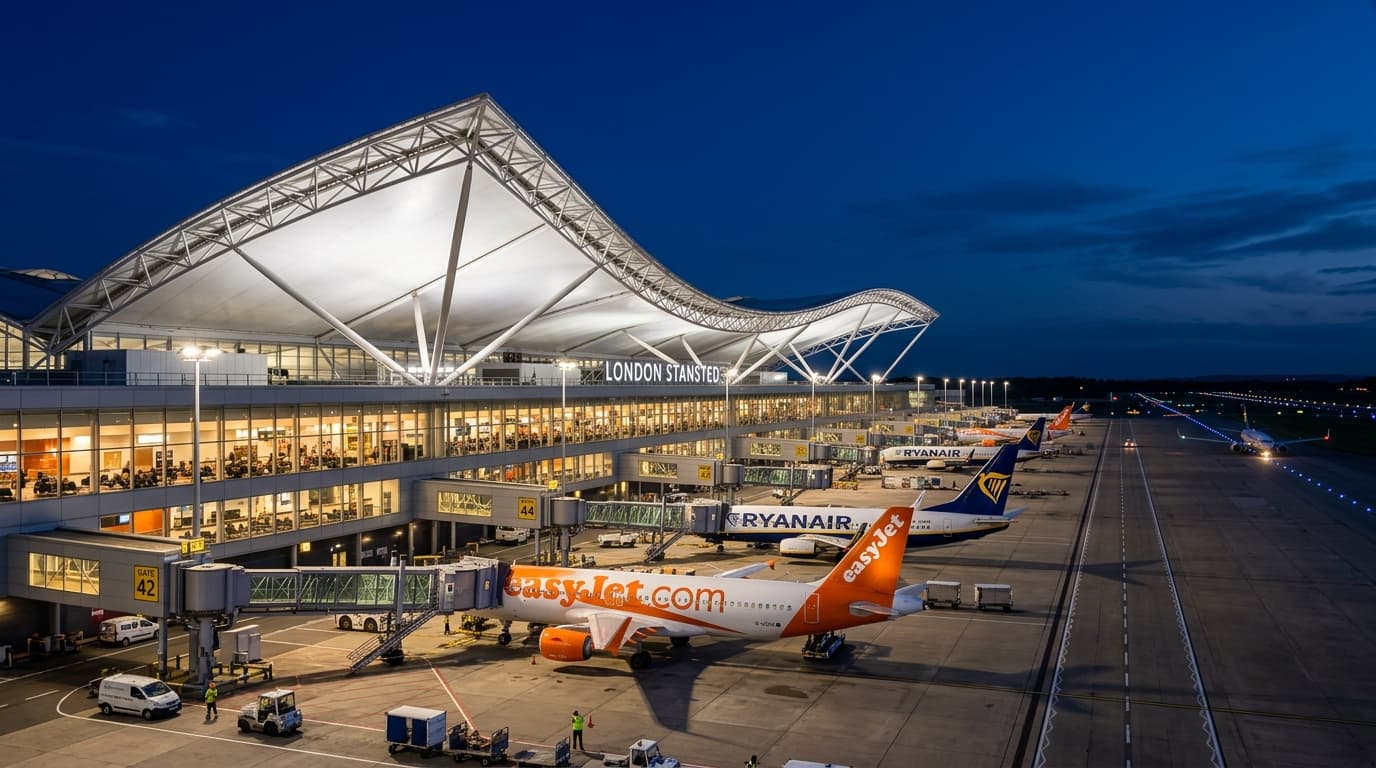 London Stansted Airport Terminal Canopy